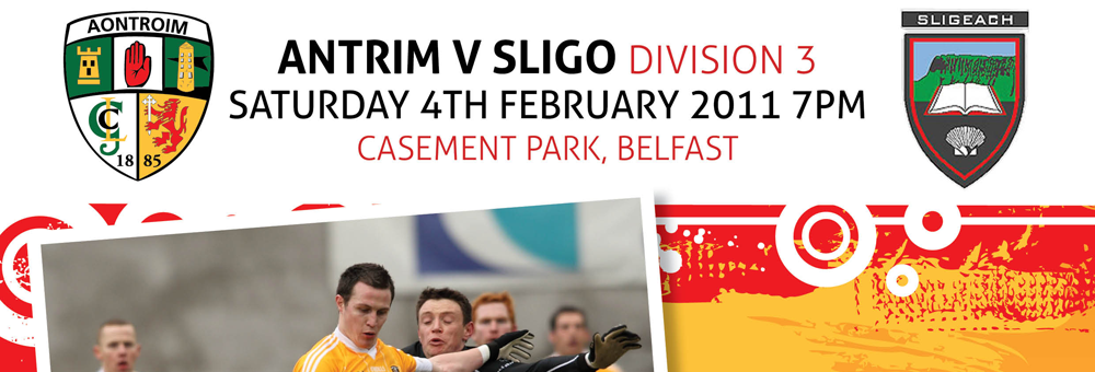 Support Antrim home games – Antrim vs Sligo Division 3